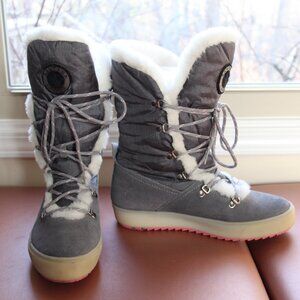 Santana Canada Grey Winter Boots; Size 11 (Eur 42)